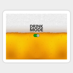 Drink mode Sticker